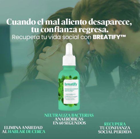 BREATIFY: GOTAS PARA MAL ALIENTO + ENVÍO GRATIS 🎁
