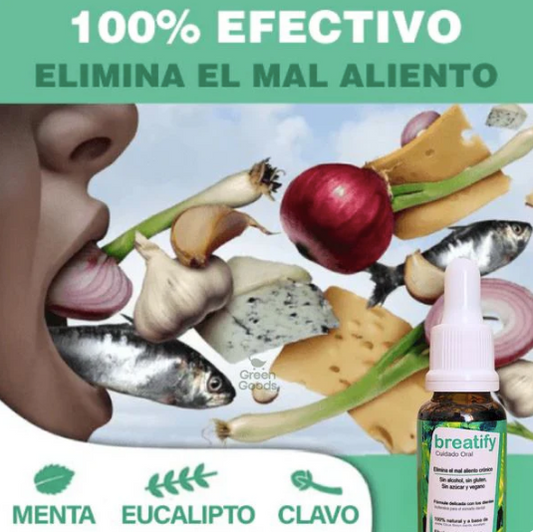 BREATIFY: GOTAS PARA MAL ALIENTO + ENVÍO GRATIS 🎁